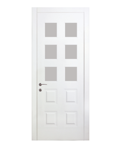 BY-4028V  Porte intérieure laqué Vitrée